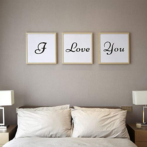 REOLAN Letter Stencils for Painting on Wood - 44 Pack Alphabet Stencil Templates with Numbers and Signs, Reusable Plastic Stencils in 2 Fonts and 142 Designs for Wood Burning & Wall Art - Image 5