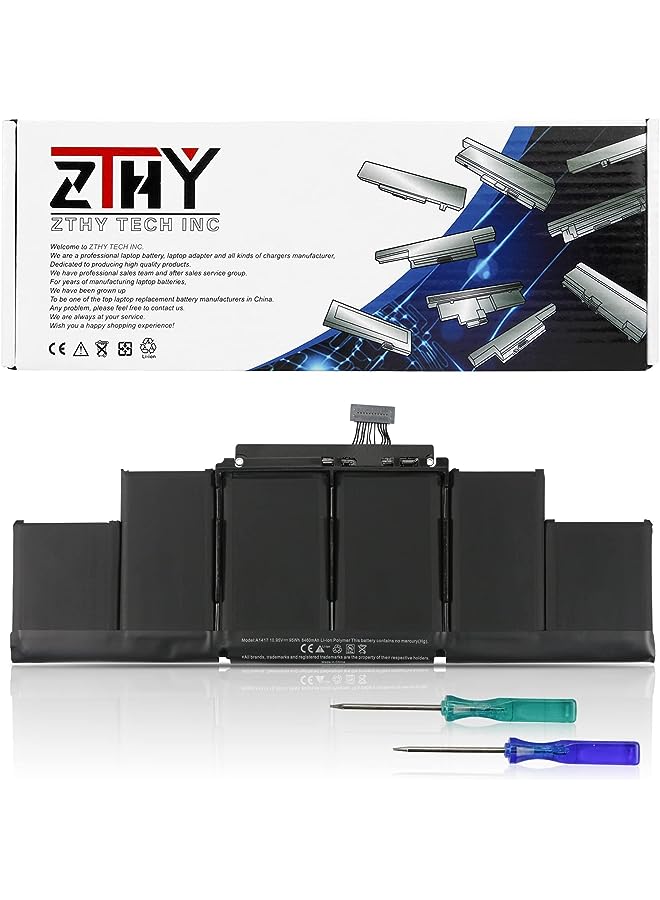 ZTHY A1417 Battery Only For (Mid 2012 & Early 2013) A1398 Macbook Pro - Replacement Battery For A1398 Macbook Pro 15-Inch Retina (Mid 2012, Early 2013 Version) - Emc 2512 Or 2673 - Image 1