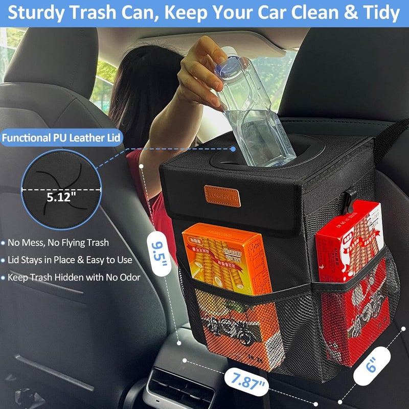Car Trash Bin Hanging Storage Bag - Image 2