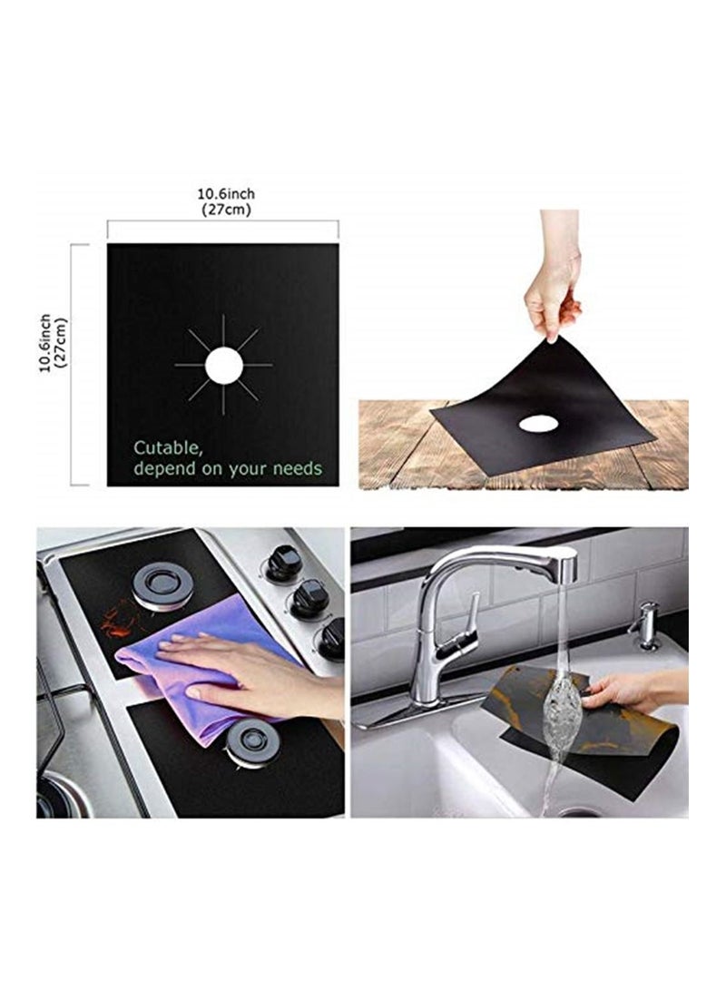 Reusable Gas Stove Burner Covers (4 Pieces) - Image 3