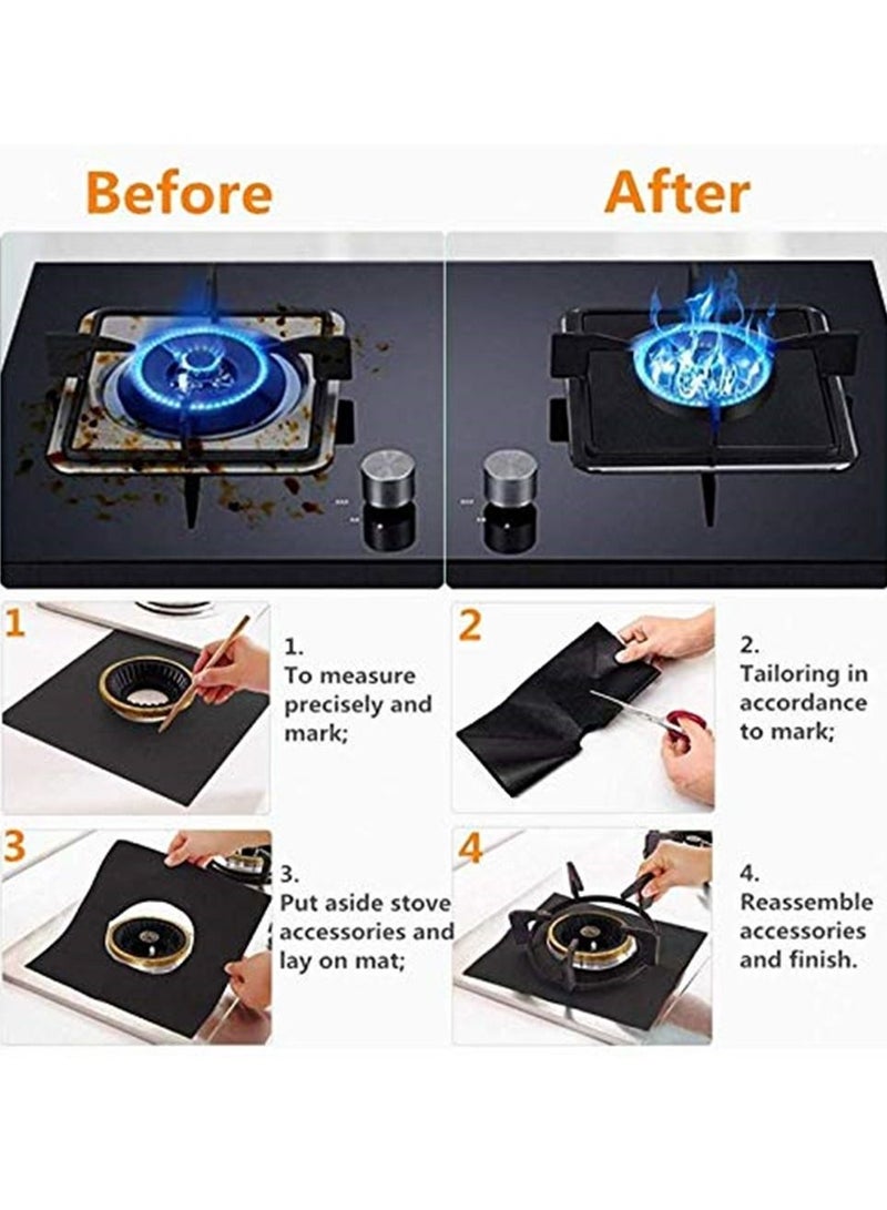 Reusable Gas Stove Burner Covers (4 Pieces) - Image 4