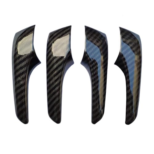ruihe 4pc Carbon Fiber Color Inner Door Open Handle Cover Trim Fit for Highlander Camry RAV4 Hilux - Image 4
