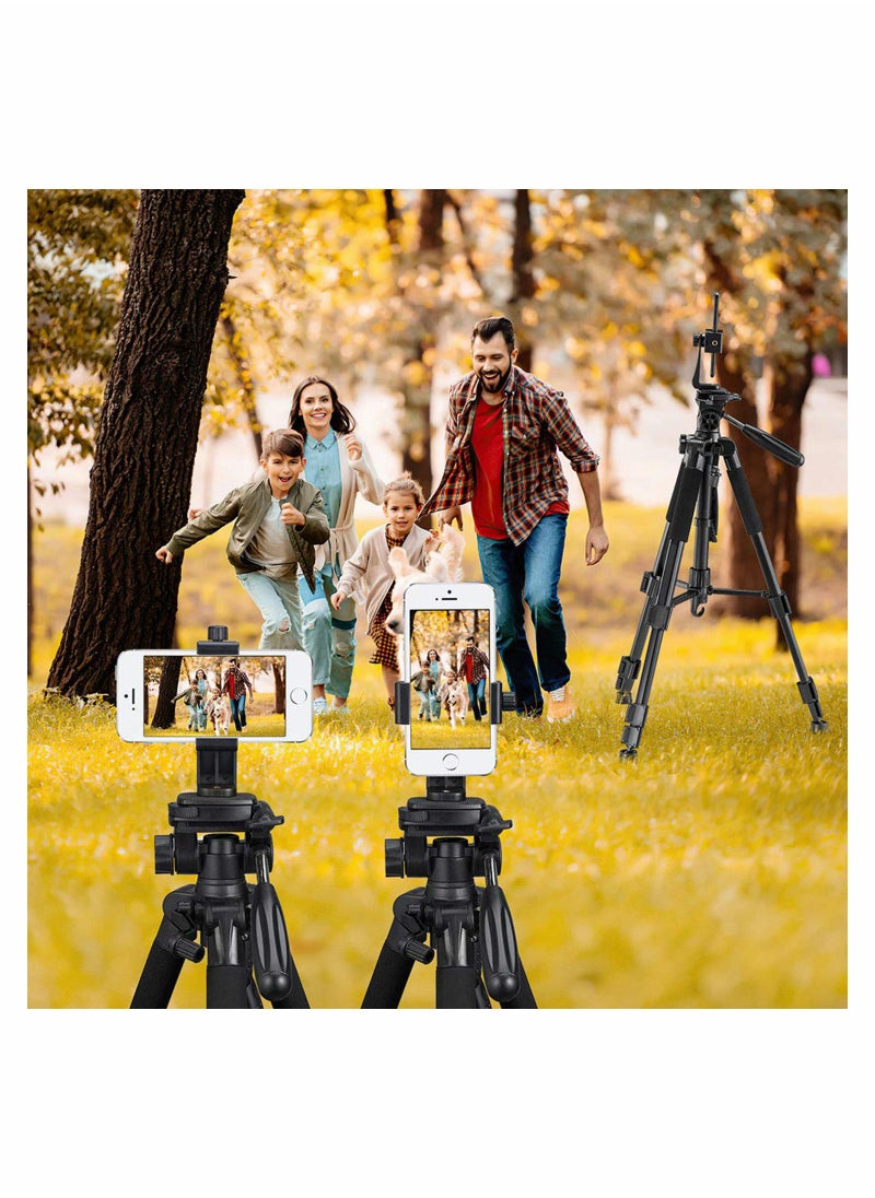 Excefore - Phone Tripod Mount Adapter, Universal Tripod Cell Phone Holder, Fits Any Smartphone, 1/4" Standard Screw, Rotating Vertical and Horizontal, Compatible with Selfie Stick, Monopod - Image 1