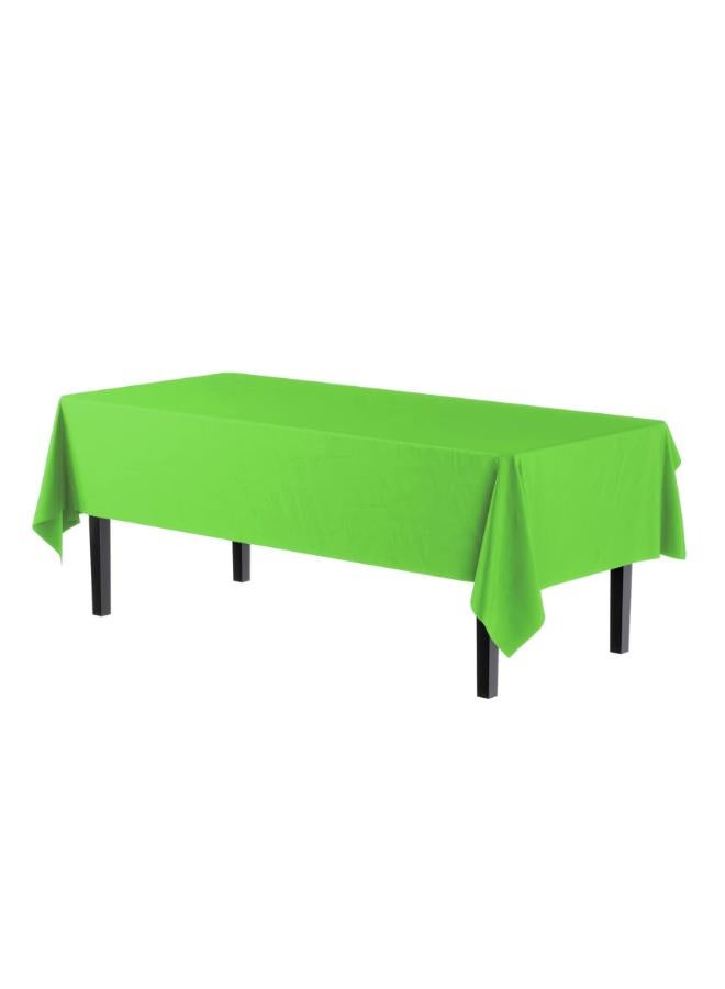 Unique غطاء طاولة بلاستيكي باللون الأخضر الليموني - Image 3