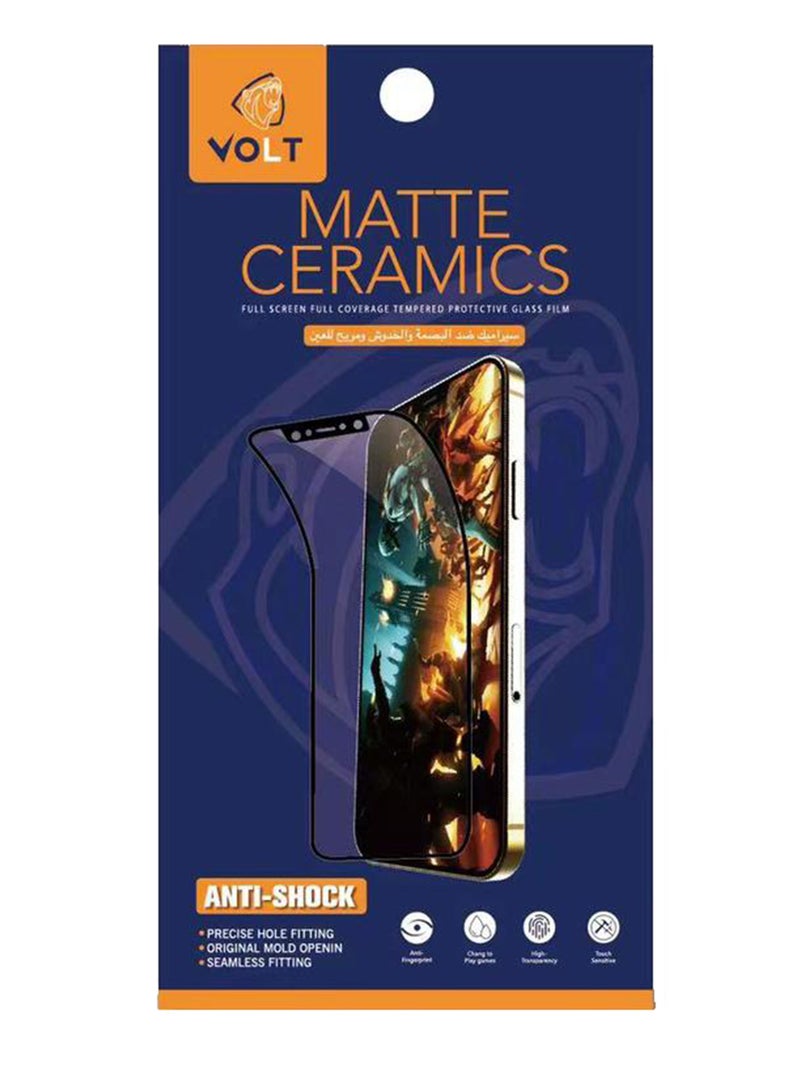 VOLT Full Coverage Tempered Glass Film Protector for Iphone 12 Pro - Image 1