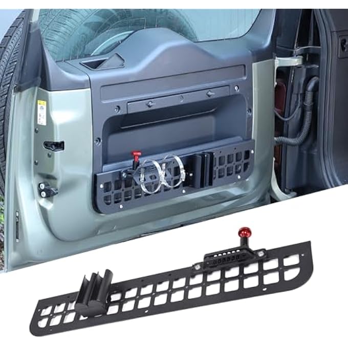 rayihni Tailgate Tool Fixing Bracket for 2020-2024 Land Rover Defender 90/110/130 Accessories, Aluminum Alloy Car Tailgate Tool Storage Holder Rack - Image 2