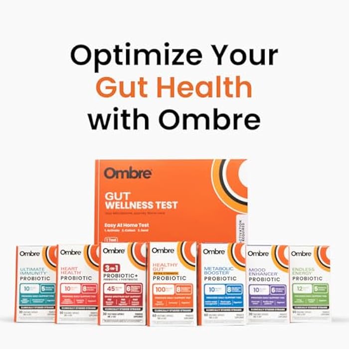 Ombre Metabolic Booster Probiotic - Supports Metabolism, Healthy Weight Management & Digestion - Energy & Gut Health Supplement for Women and Men - 10 Billion CFU, Prebiotic Fiber, Vegan, 30 Servings - Image 5
