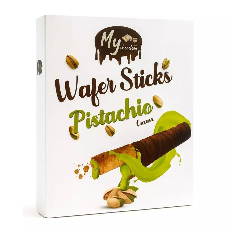 My Chocolate Wafer Sticks With Pistachio Flavored Cream- 200gms