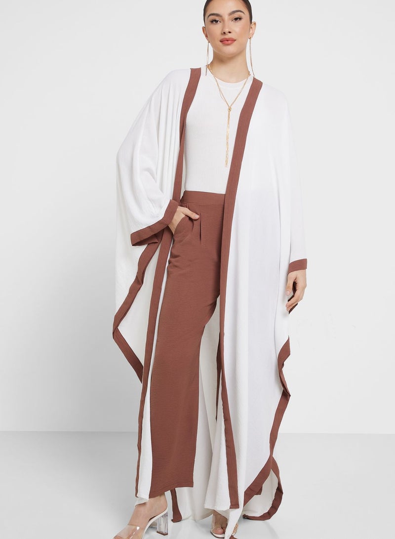 Khizana Chuck On Layering Jacket & Flared Pant Set - Image 1
