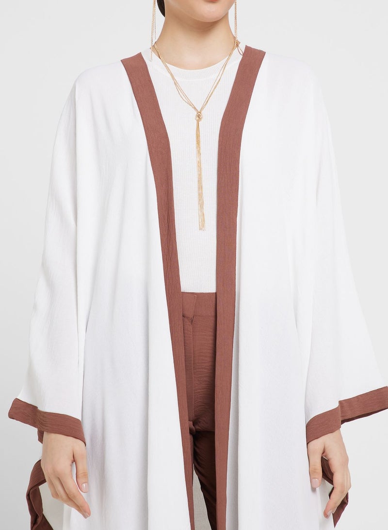 Khizana Chuck On Layering Jacket & Flared Pant Set - Image 3