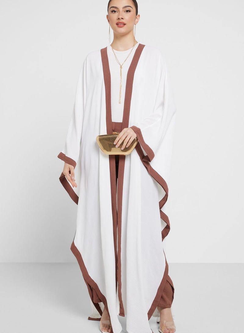 Khizana Chuck On Layering Jacket & Flared Pant Set - Image 5