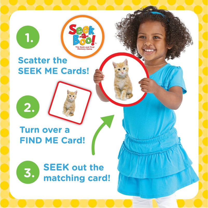 MindWare Seek-a-Boo Seek and Find Memory Game and Toddler Flash Cards Matching Game - Image 4