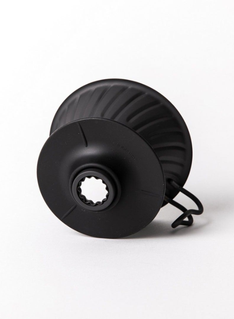 Hario Metal V60 Coffee Dripper 02, Matte Black - Image 4