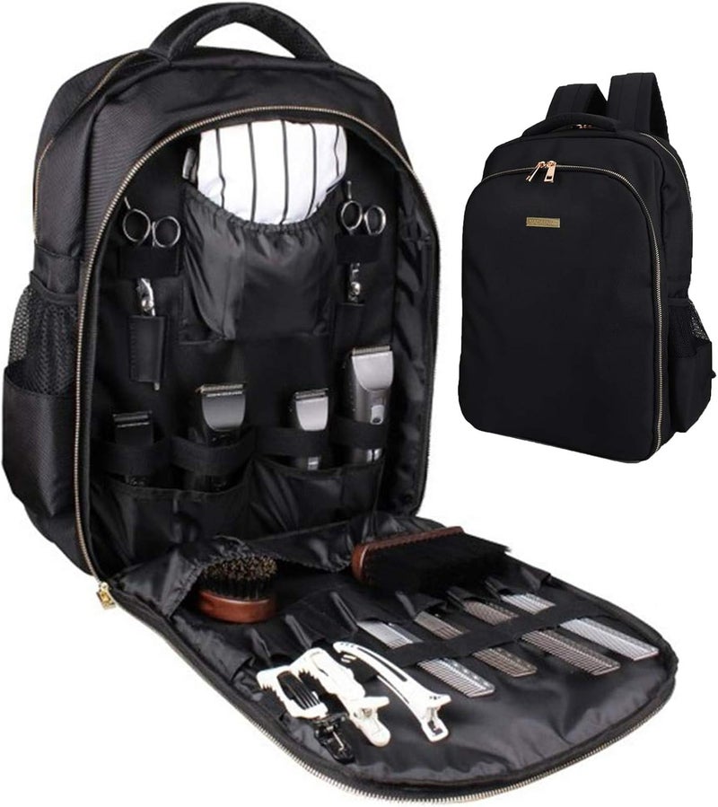 NADAENMF Barber Supplies Bag Organizer for Clippers and Supplies Portable Clipper Bags and Cases for Men Hairstylist Clipper Backpack for Barber Tools Storage Traveling Bag Case 