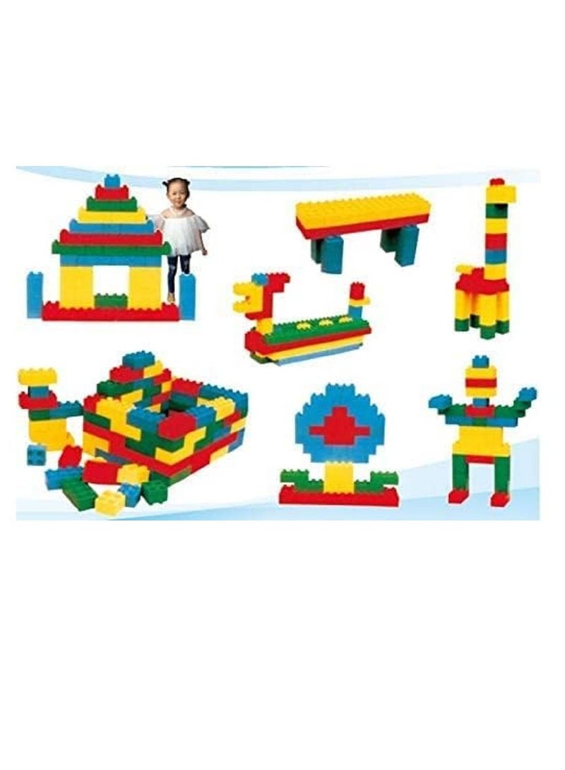 RBWTOYS RBW Toys 42PCS Octagonal Landscaping Building Blocks Bricks For Children | Kids Extra Large Plastic Building Puzzle Blocks Castle Naughty Paradise Toy Kart Track Fence, UMR1RW16642 - Image 2