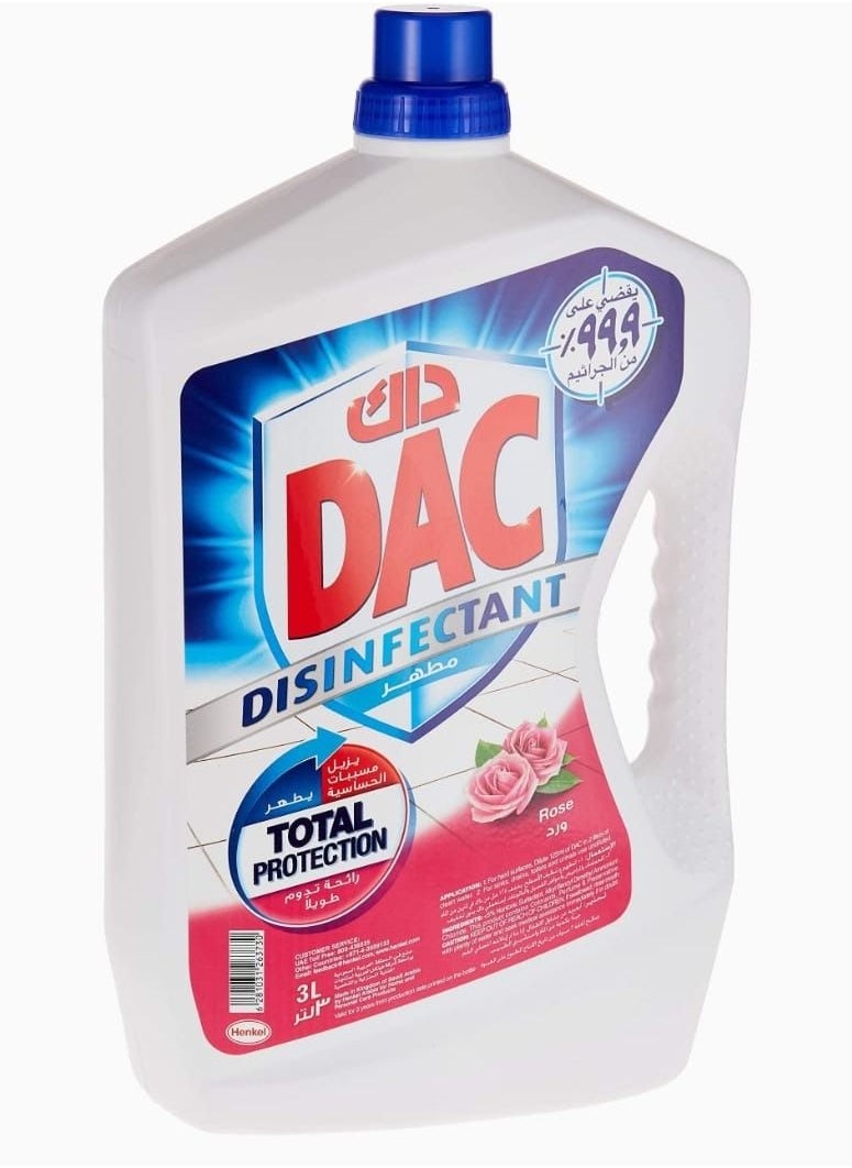 Dac Floor disinfectant with rose scent, 3 liters 