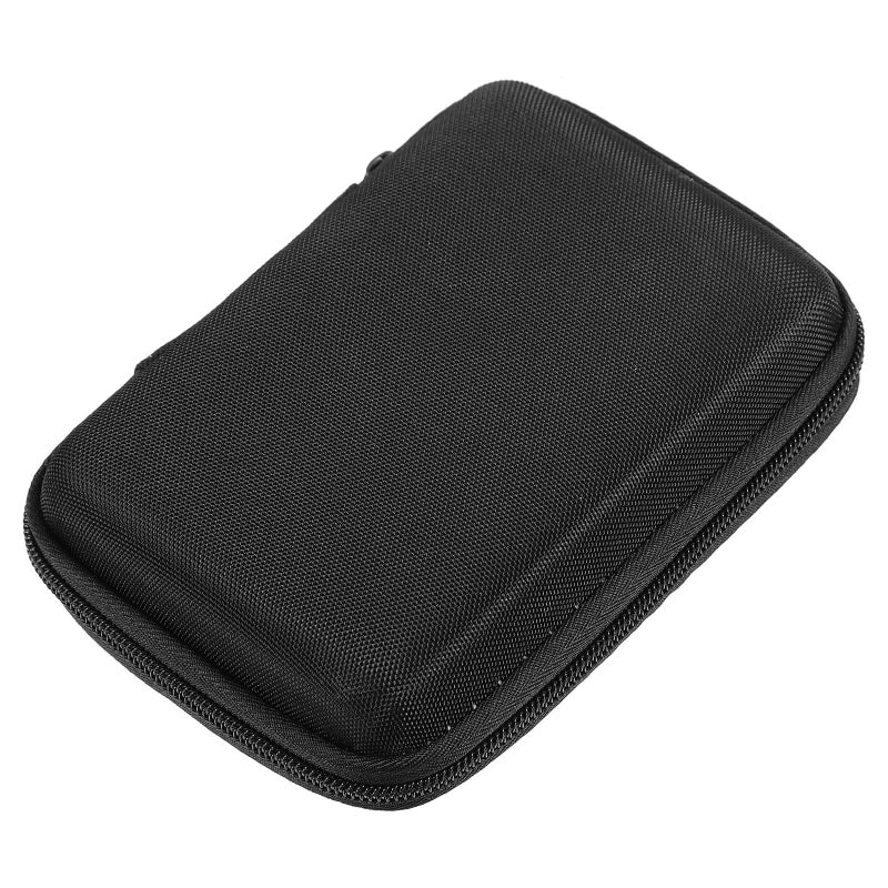 حقيبة SSD محمولة بقشرة صلبة مع حماية مبطنة منظم كابلات السفر أسود 14x10x4 سم - Image 2
