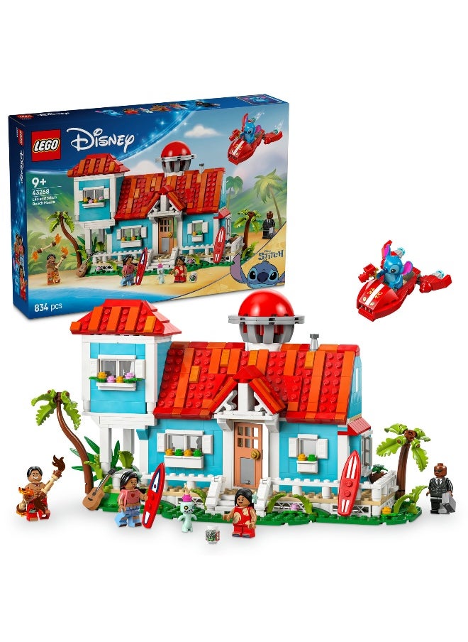 LEGO LEGO Disney Lilo and Stitch Beach House 43268 Building Set (834 Pieces)  - Image 1