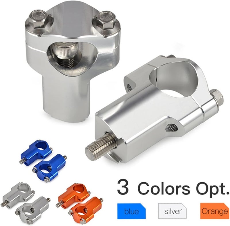 DEMULAX 1-1/8in Handlebar Clamp Bar Risers - Image 2