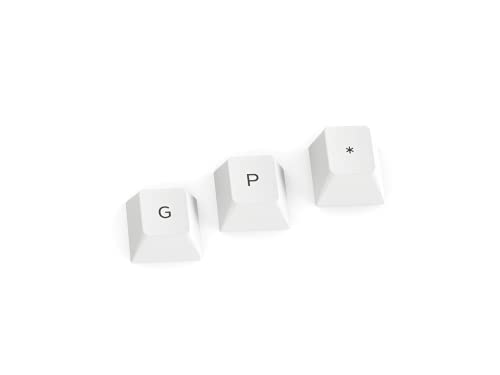 Glorious GPBT Dye Sublimated Keycaps (Arctic White) -Thick PBT 114 Keycap Set for Full Size, TKL,Compact, 75% Mechanical Keyboards - Image 2