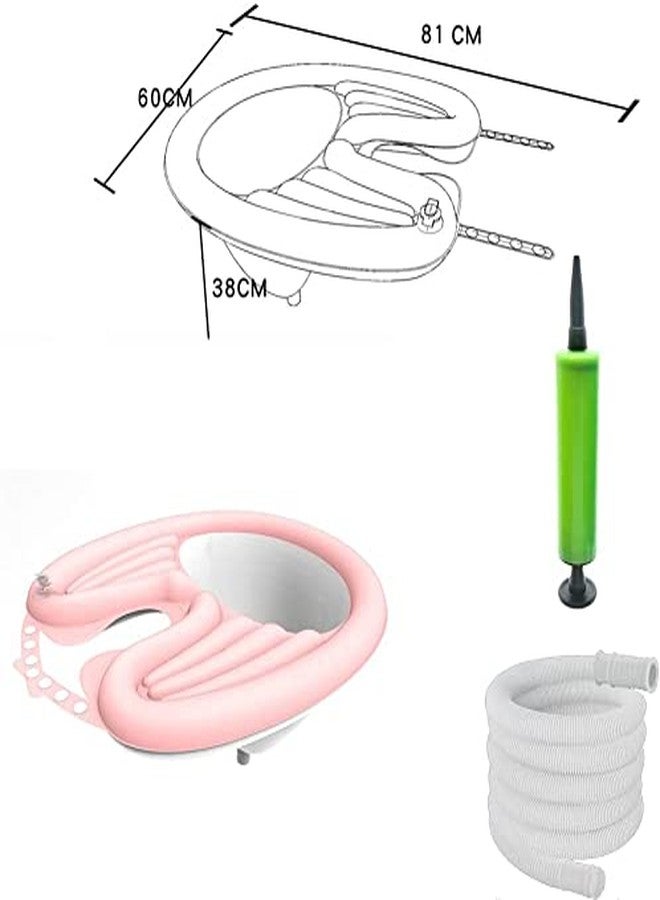 Ritmo حوض غسيل شعر محمول من ريتومو، مناسب للاستخدام بجانب السرير أو داخله، حوض شامبو خفيف الوزن لكبار السن، وذوي الاحتياجات الخاصة، والحوامل، والمصابين، والملازمين للفراش، وذوي الإعاقة، حوض غسيل شعر خفيف الوزن - Image 5