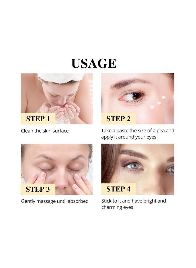 SAUVASINE - Turmeric Vitamin C Booster Eye Cream for Dark Circles and Puffiness Under Eye Cream for Wrinkles Repair Rich in Caffeine Vitamin E Pro-Xylane Anti-Aging Daily Line Smoothing Eye Care 15g - Image 1