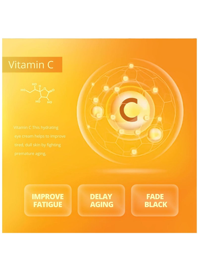 SAUVASINE - Turmeric Vitamin C Booster Eye Cream for Dark Circles and Puffiness Under Eye Cream for Wrinkles Repair Rich in Caffeine Vitamin E Pro-Xylane Anti-Aging Daily Line Smoothing Eye Care 15g - Image 1