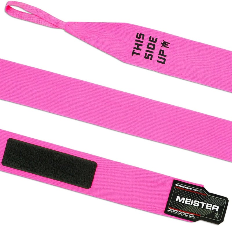 Meister Adult 180" Semi-Elastic Hand Wraps for MMA & Boxing (Pair) - Image 2