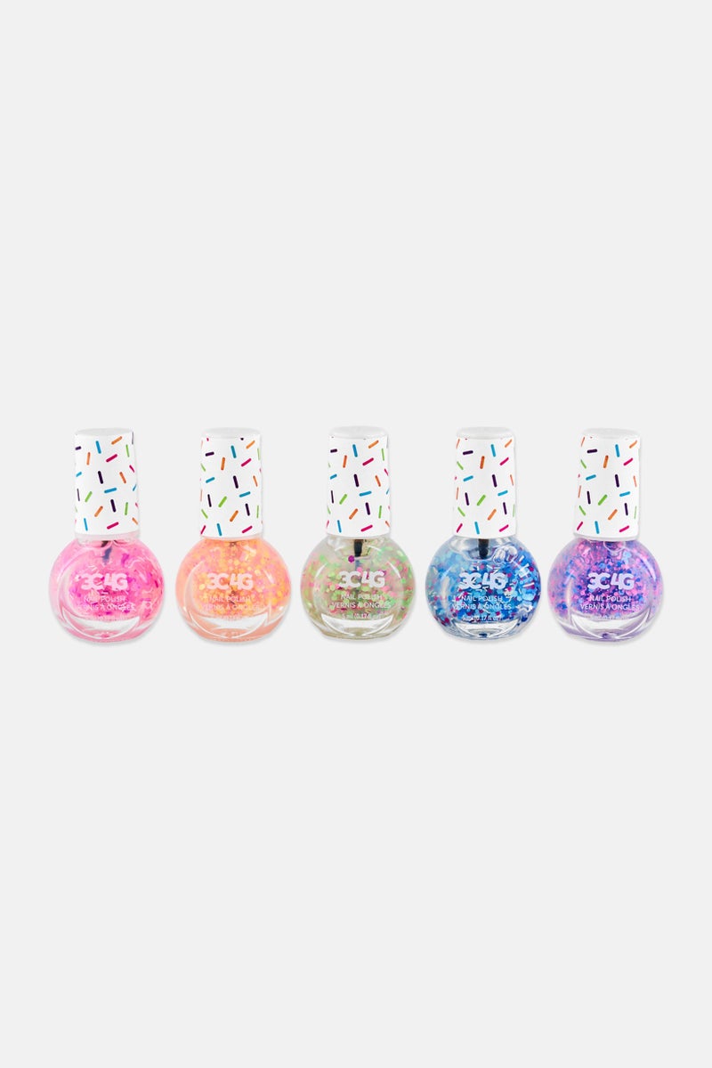 3C4G 5 Pieces Confetti Nail Polish Set 25 ml - Image 2