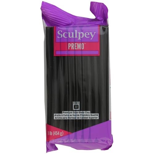 Sculpey Premo Art Clay, Black - Image 1