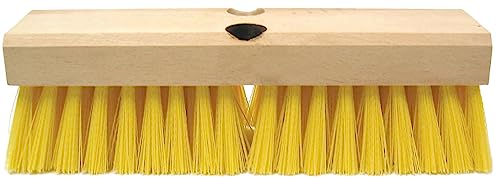 Weiler 44434 10" Block Size, 6 X 18 No. Of Rows, Wood Block, Polypropylene Fill, Deck Scrub Brush, Natural - Image 4