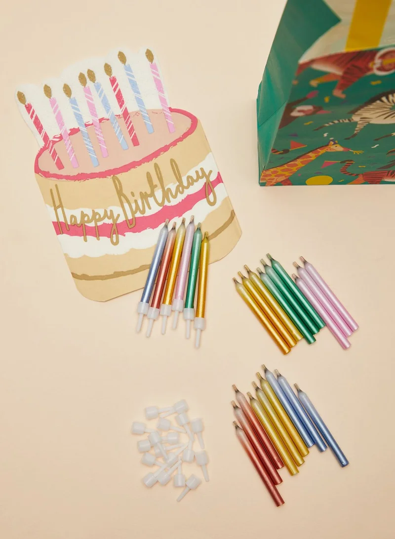 Talking Tables Brights Relighting Candles (24Pk)