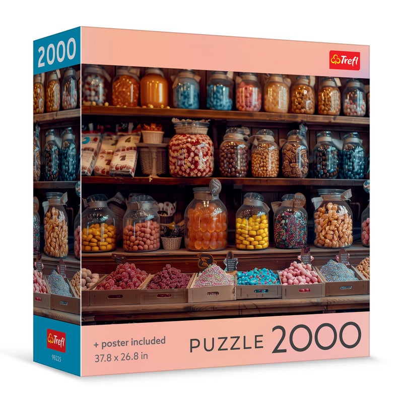 Trefl Square Box Jars of Joy 2000 Piece Jigsaw Puzzle 38x27 Print DIY Puzzle Creative Fun Classic Jigsaw for Adults and Children from 14 Years Old - Image 3