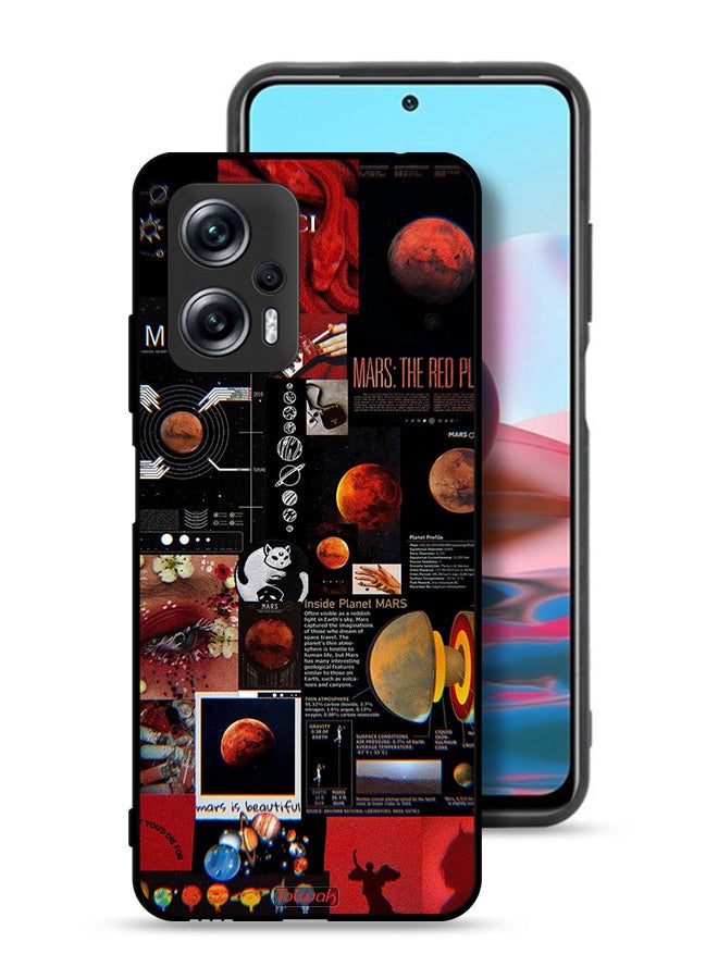Tolwak Xiaomi Redmi Note 11T Pro Plus 5G Protective Case Cover Mars Art - Image 1