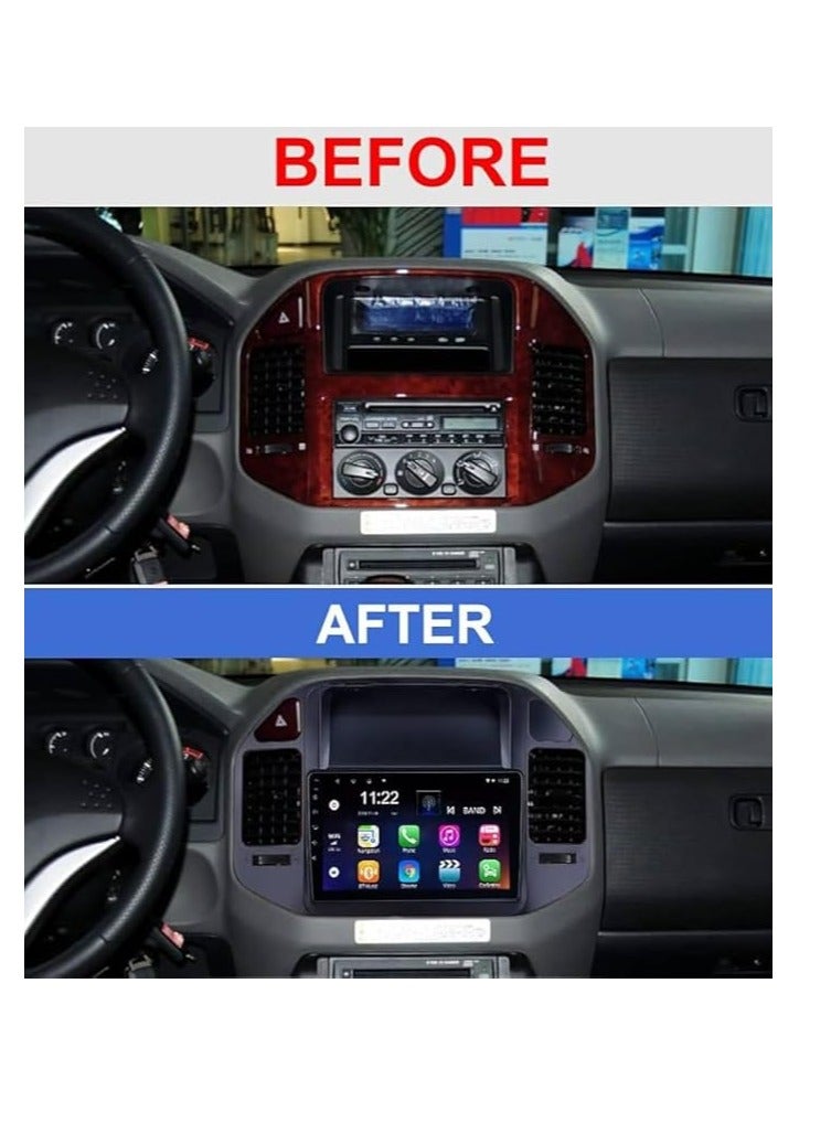 AVT Android Car Stereo for Mitsubishi Pajero 2000-2006 2GB RAM 32GB ROM 9 Inch Support Apple Carplay, MirrorLink WiFi BT, 2.5D IPS Touch Screen with AHD Camera Included  - Image 2