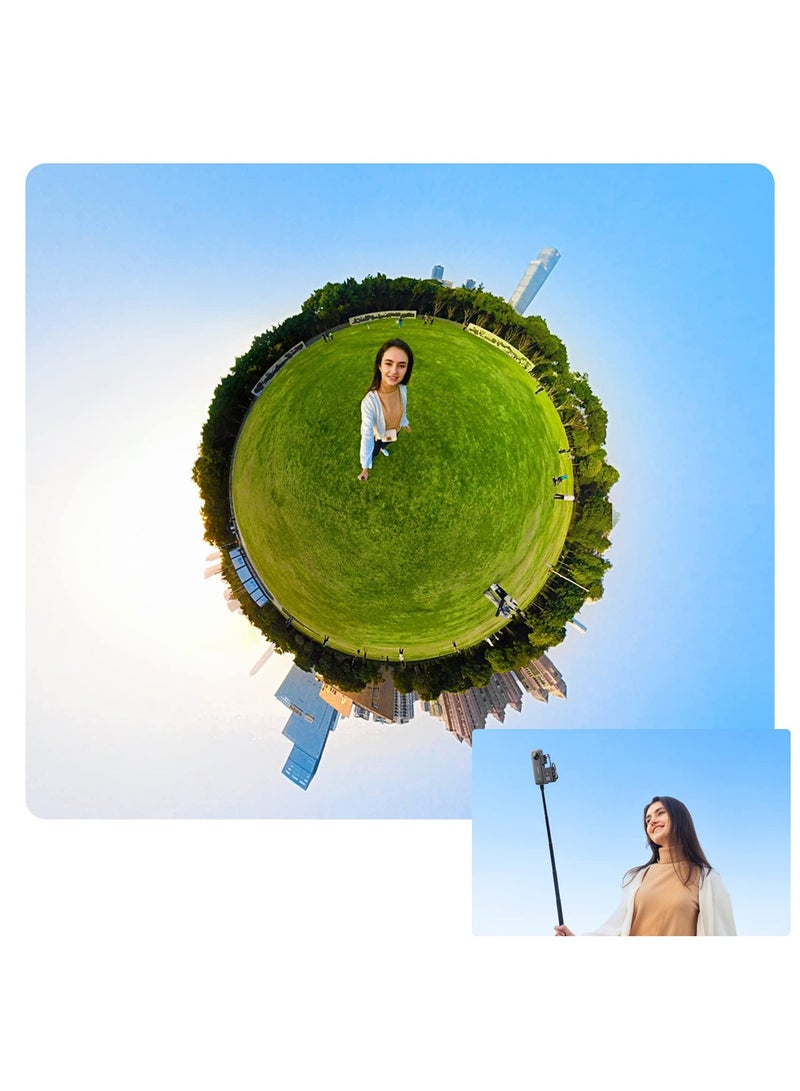 SYOSI Insta360 X3 Mic Adapter External Microphone Adapter for Insta360 X3 Camera Type-C and 3.5mm Audio Ports Support Charger and Record for Insta360 Accessories - Image 2