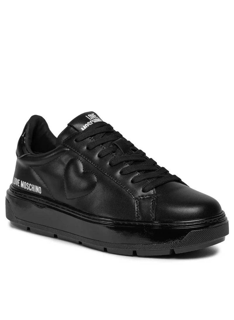 Love Moschino Lace Up Low Top Sneakers
