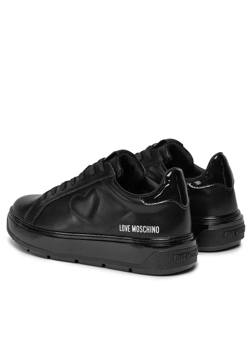 Love Moschino Lace Up Low Top Sneakers
