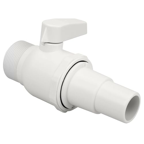 Ophjerg Upgrade SP0729 Ball Valve for Hayward Pool Filter Valve Econoline 2Way Pool Shut Off Valve 15 MIP x 15 125 Above Ground Pool Filter Parts - Image 1