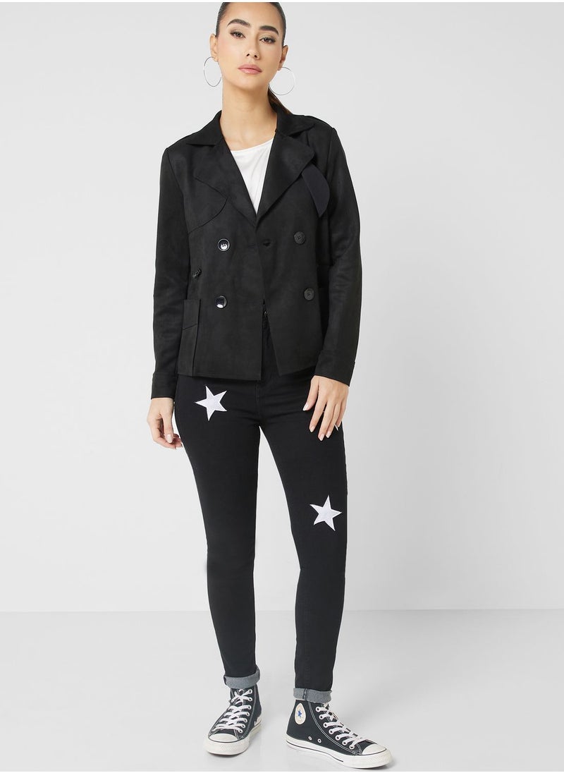 Ginger - Suede Look Jacket - Image 1