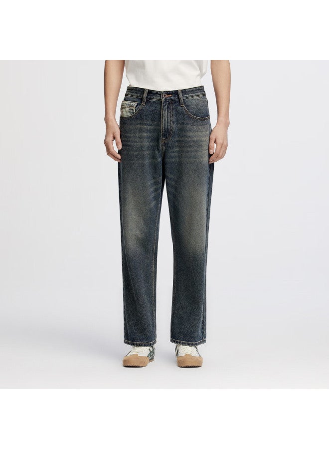 Semir Vintage Straight Leg Jeans For Men  Autumn Long Pants 103525124102a - Image 1