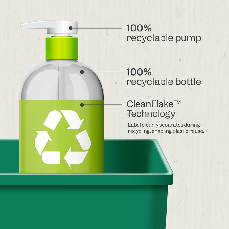 Renpure Kiwi and Hyaluronic Acid Ultra Hydrating Body Wash - Leaves Skin Moisturized - Rids Skin of Daily Grime - Gentle Formula - Dye and Paraben Free - Recyclable, Pump Bottle Design - 24 fl oz - Image 4