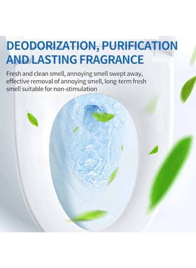 24 قطعة من منظف المرحاض، منظفات فوارة للمرحاض، أقراص فوارة لتنظيف الداخل، أقراص منظف فوارة - Image 5