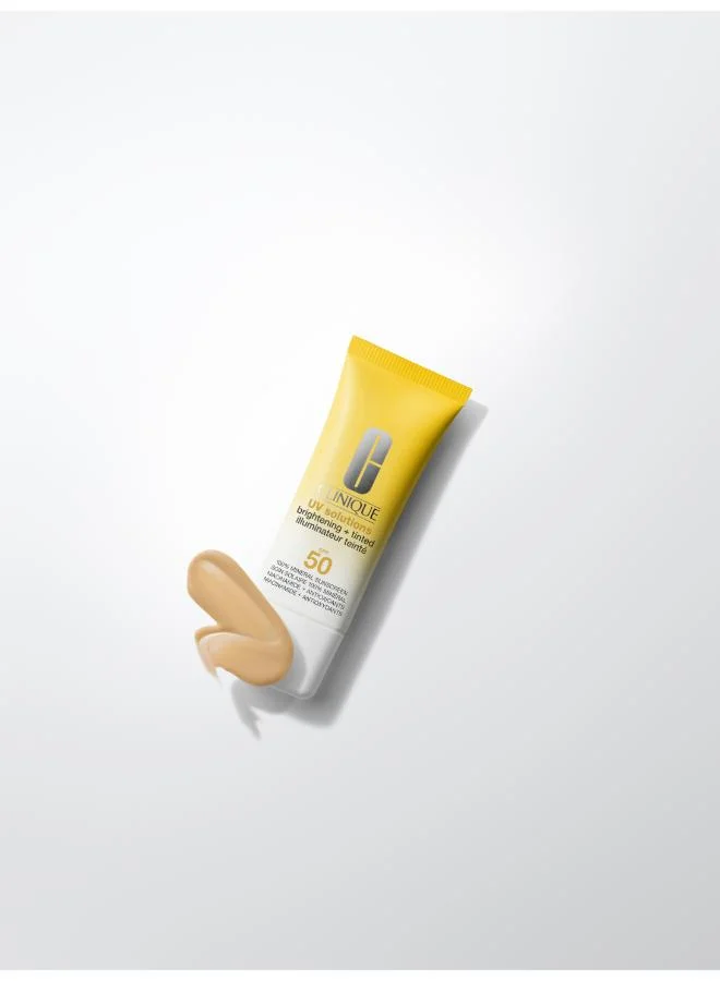 UV Solutions Brightening + Tinted Sunscreen Broad Spectrum SPF 50/PA+++ 40 ML - Light