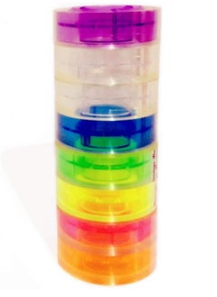 FLAMINGO Flamingo Taiwan On Colored Core Economy Crystal Clear Tape (3/4in)  - Image 3