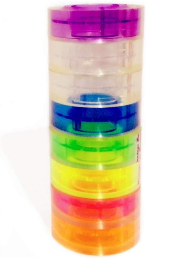 Flamingo Taiwan On Colored Core Economy Crystal Clear Tape (3/4in) - Image 3