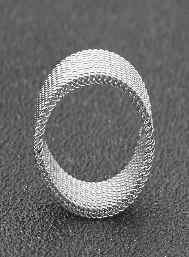 MEENAZ MIAMI Rings for Men Combo Boys Boyfriend gents girls Blue gold silver ring for men Black Ring for Boys 3 Stainless Steel Chain finger Rings Stylish Fashion thumb band for mens gifts M407_19 - Image 4