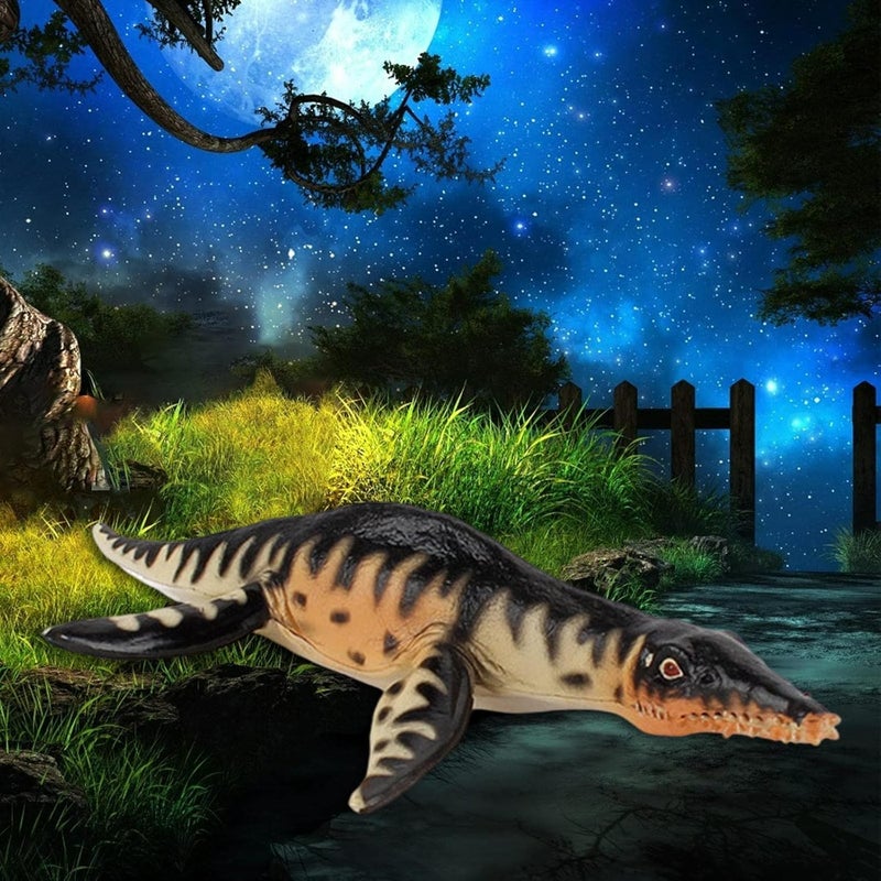 klarako Lifelike Swimming Ocean Dinosaur Toy Early Educational Plastic Deep Sea Monster Figurine Collection Birthday Gift Party Favor Home Decor  Liopleurodon - Image 5