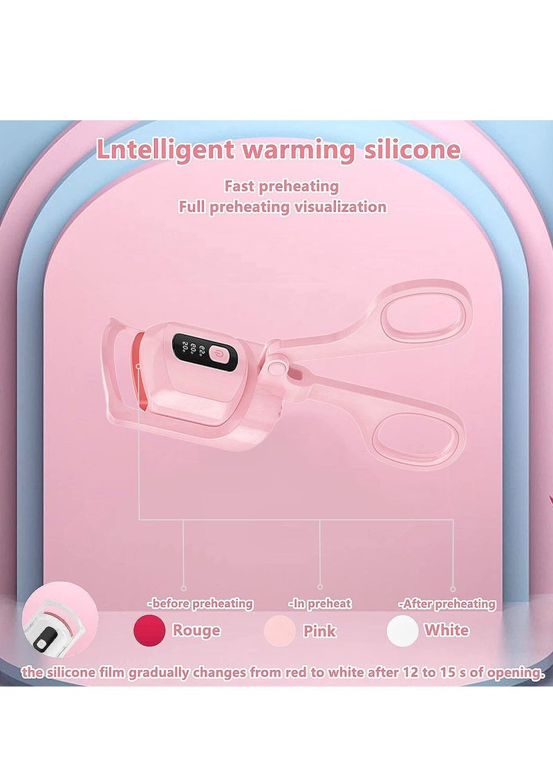 SYOSI - Heated Eyelash Curlers with 3 Heat Modes LCD Display Ultimate Styling - Image 1