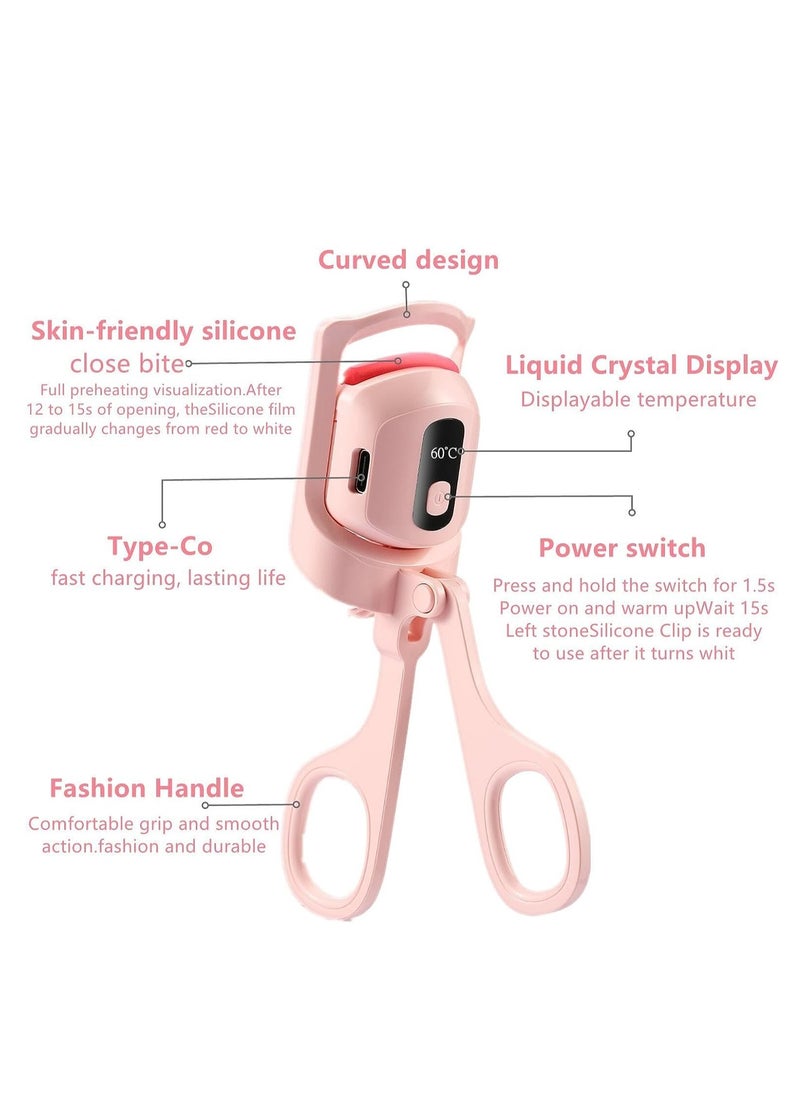 SYOSI - Heated Eyelash Curlers with 3 Heat Modes LCD Display Ultimate Styling - Image 1